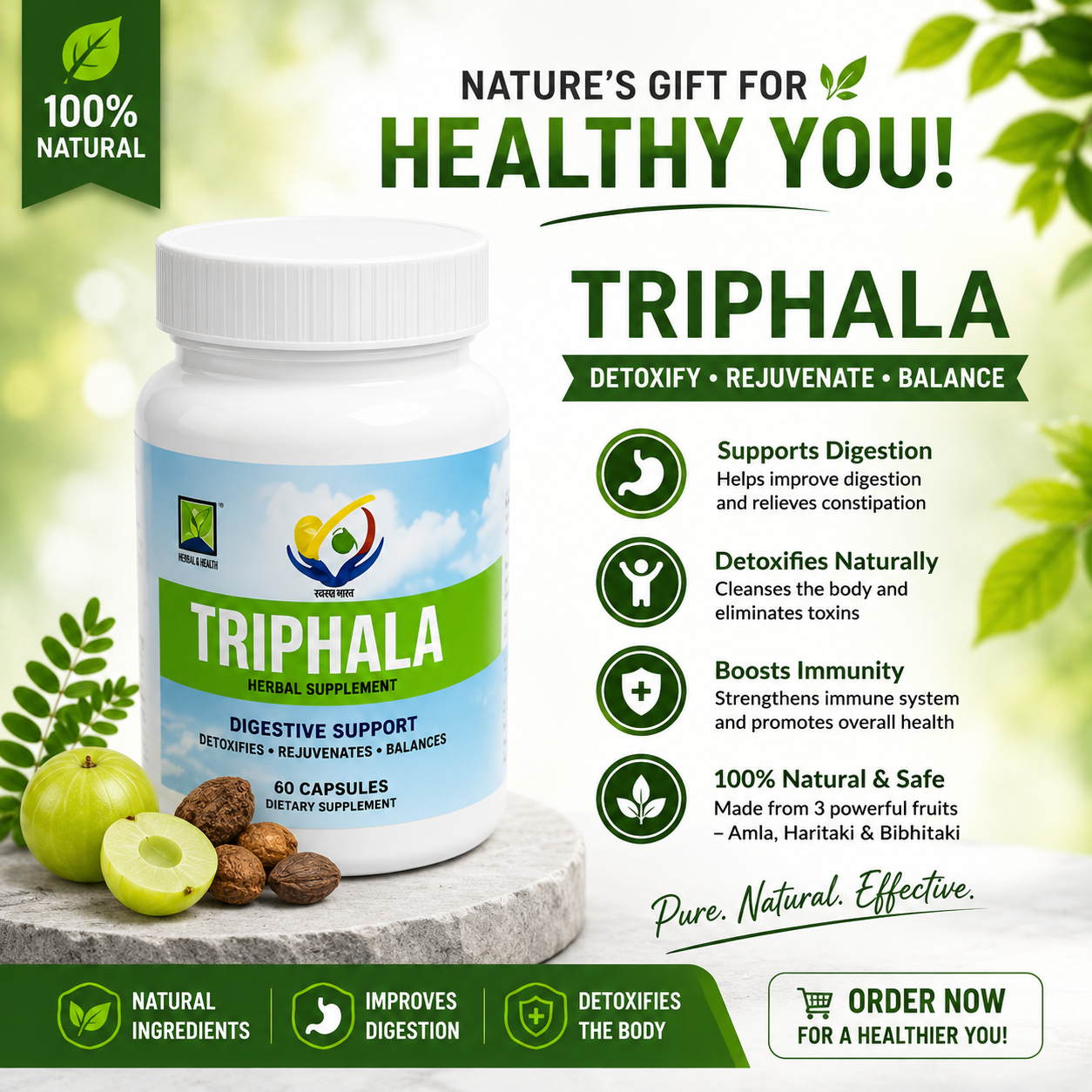 Triphala capsules